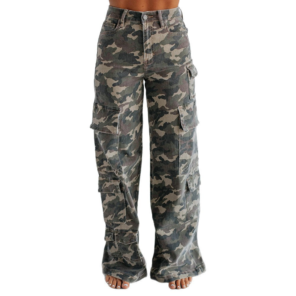 Lune London Wide Leg Cargo Pants for Women