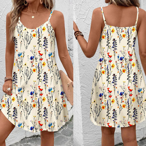 Spaghetti strap floral dress Lune London