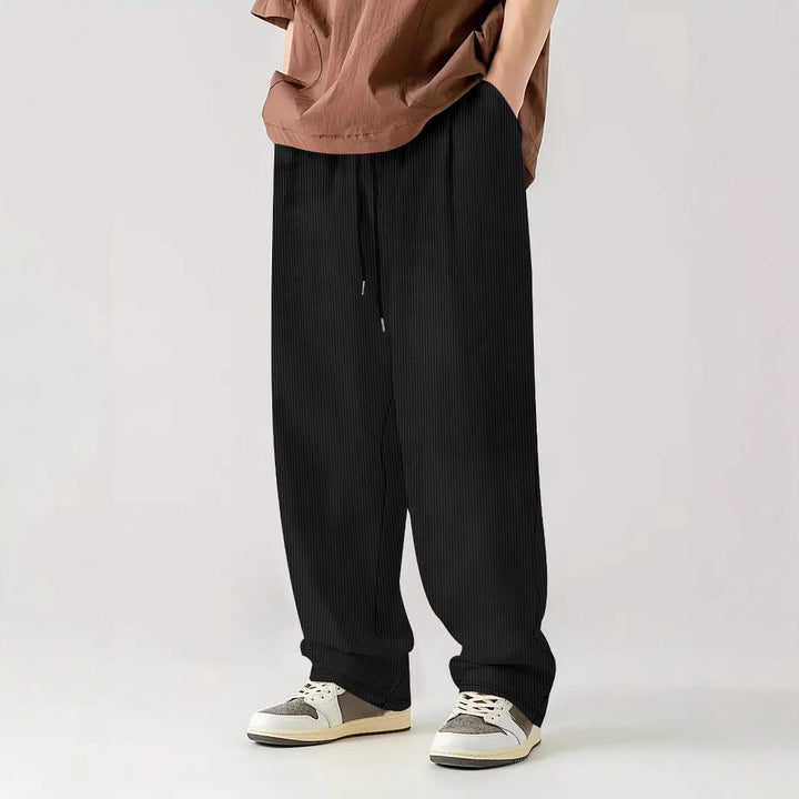 Men Comfortable Ribbed Pants Lune London