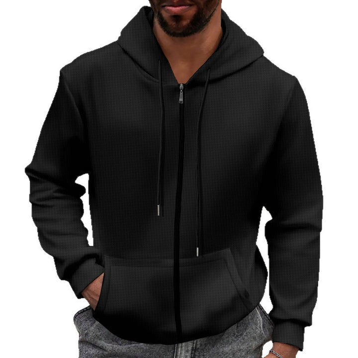 Men's zippered hoodie with practical pockets Lune London
