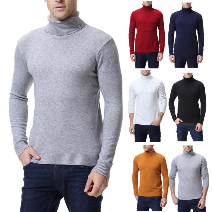 Elegant turtleneck sweater for men in high-quality cotton Lune London