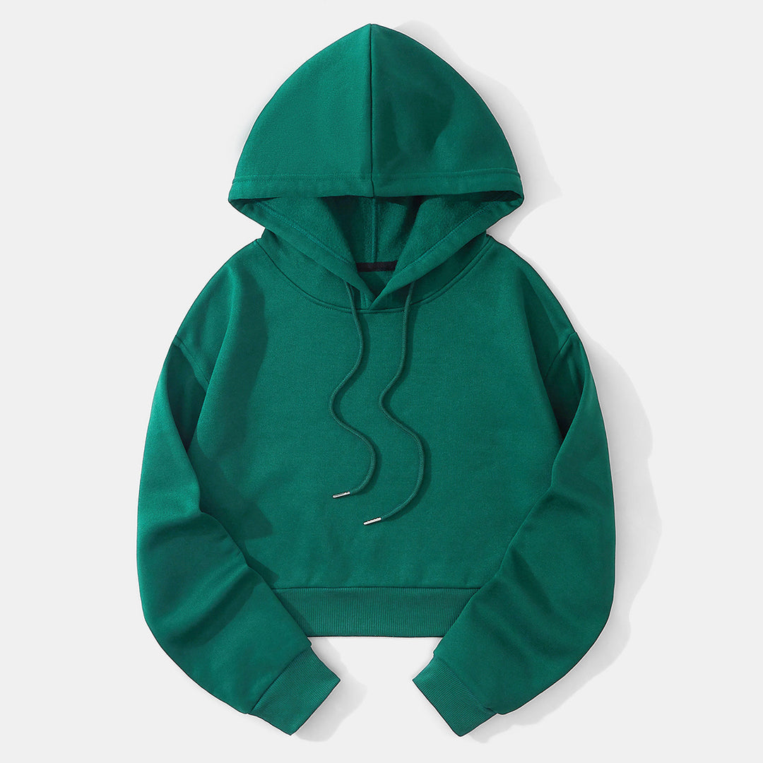 Lune London Casual Cropped Hoodie for Women