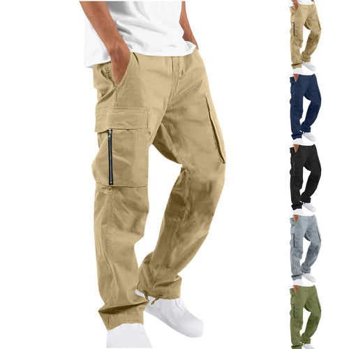 Men's cargo pants with adjustable waist and practical side pockets Lune London