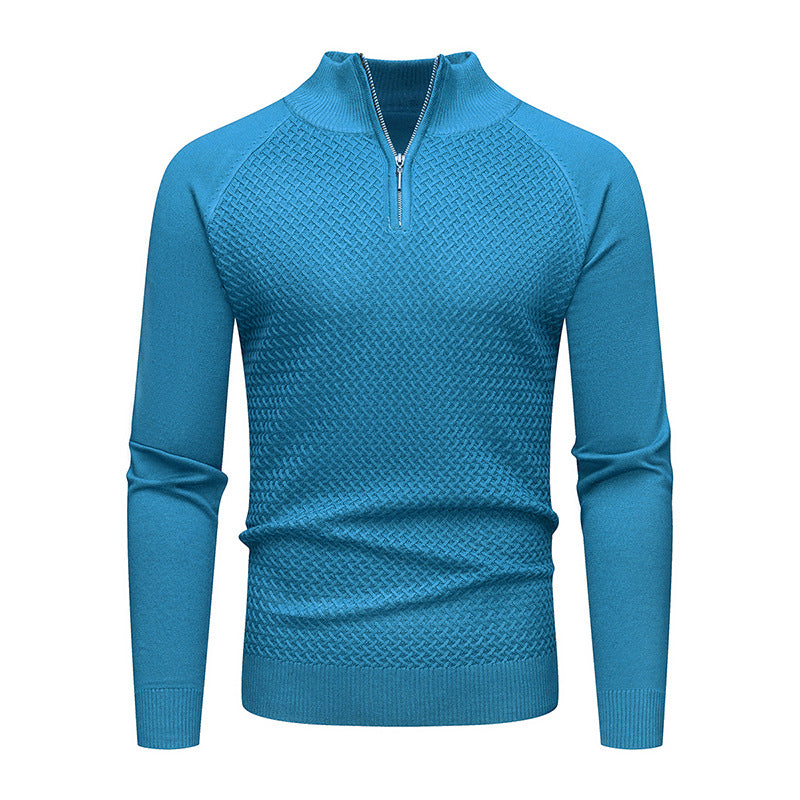 Men's knitted sweater with zipper Lune London