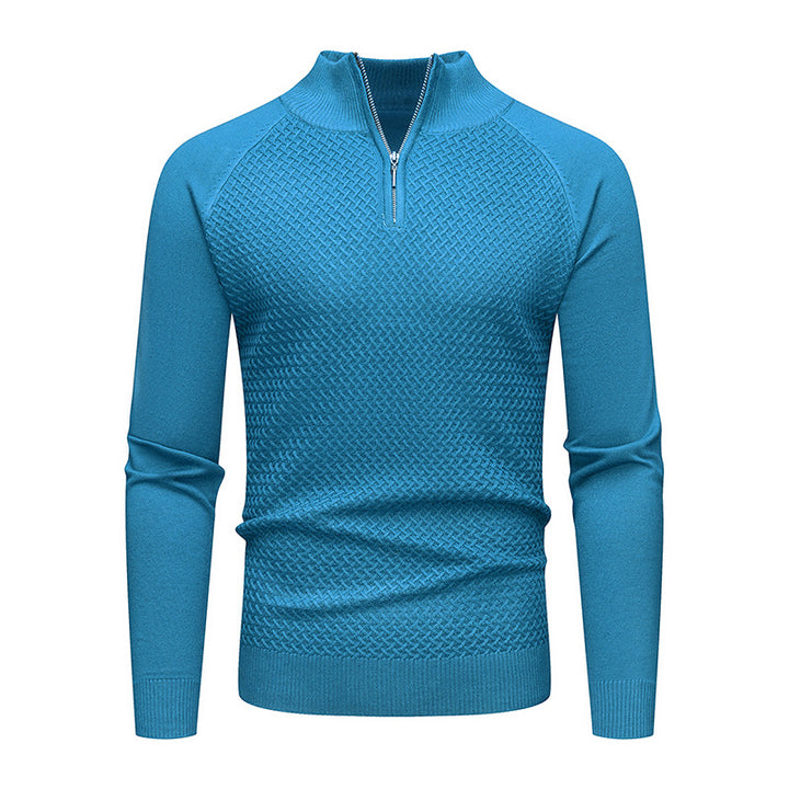 Men's knitted sweater with zipper Lune London