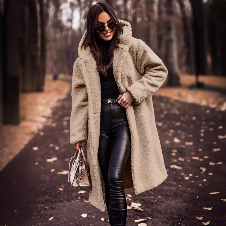 Women Cozy Teddy Coat Lune London