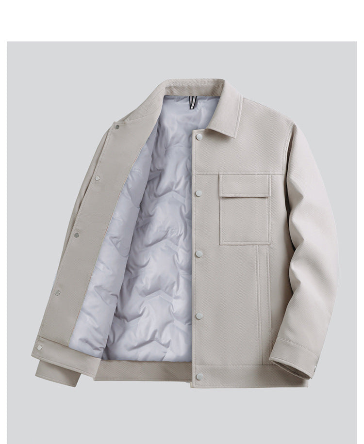 Trendy overshirt jacket for men with practical pocket design Lune London