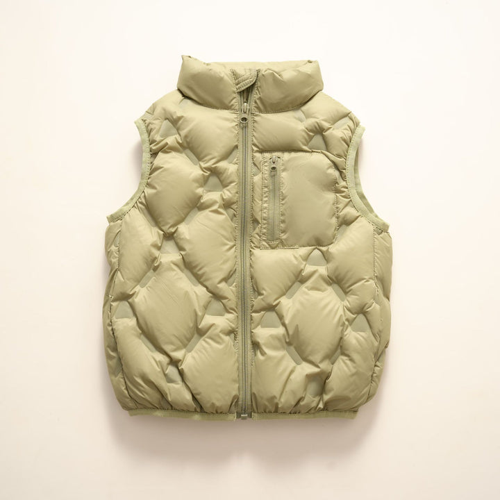 Ladies lightweight quilted jacket with high collar Lune London