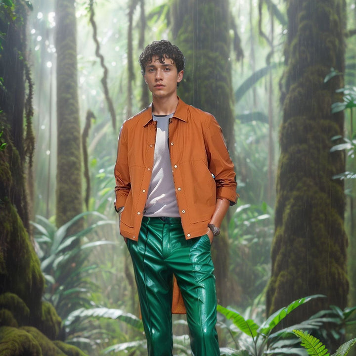 Men's multifunctional summer jacket with snap button closure and breathable inserts Lune London