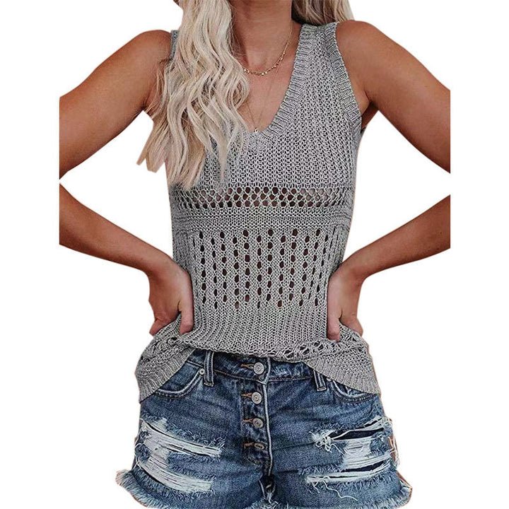 Women's knit top with a versatile diamond pattern Lune London