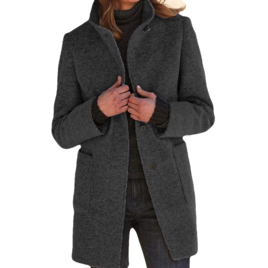 Lune London | Women high-quality wool jacket in classic design with large pockets