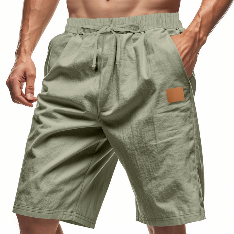 Casual men's sports shorts with elastic waistband and practical pockets Lune London
