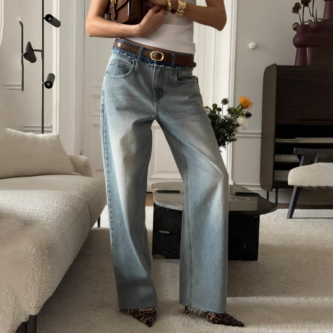 Ladies High Waist Jeans Lune London