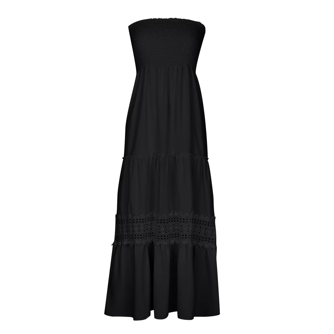 Lune London Sleeveless Bohemian Maxi Dress for Women