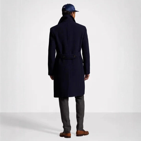 Elegant classic coat for men with removable vest Lune London