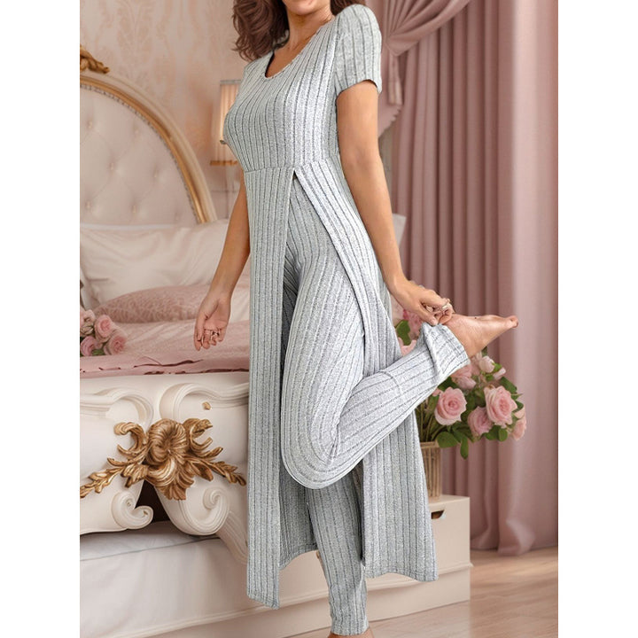 Comfortable knitted dress for women and leggings set Lune London