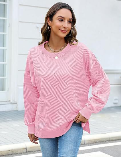 Women's Oversized Sweatshirt with Textured Design Moon London