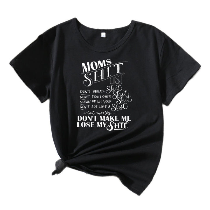 Women Casual Graphic T-shirt Lune London 1751262401