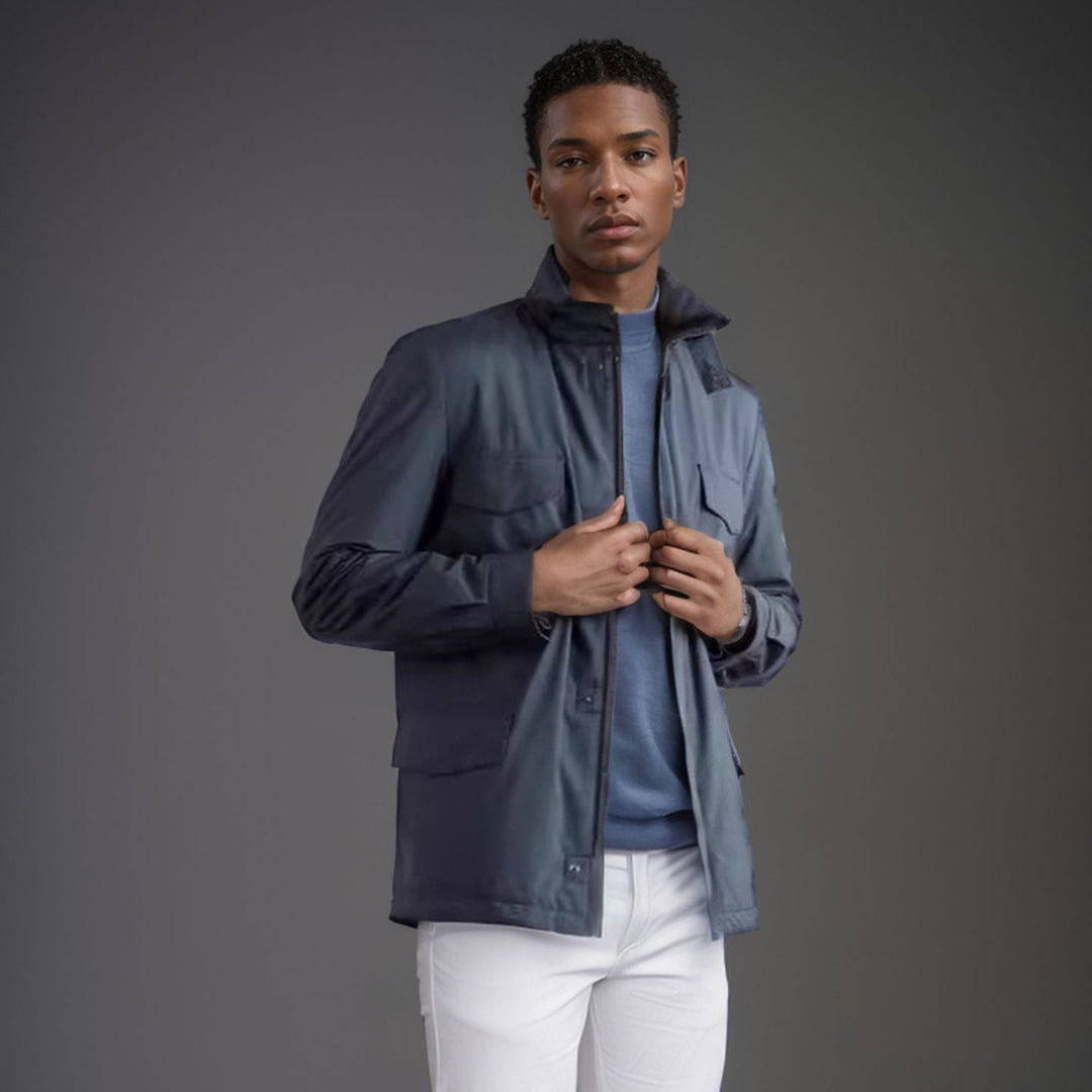 Functional jacket for men with an urban style featuring practical pockets Lune London
