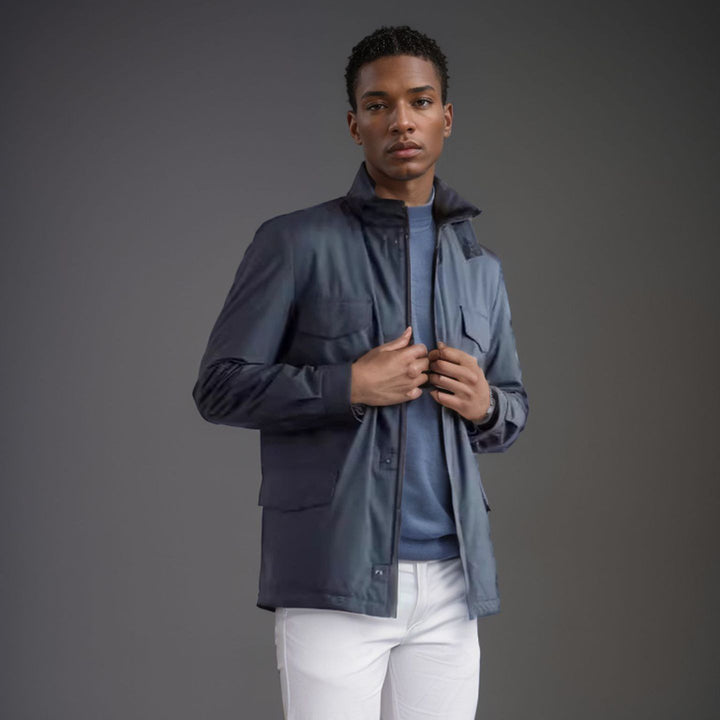 Functional jacket for men with an urban style featuring practical pockets Lune London