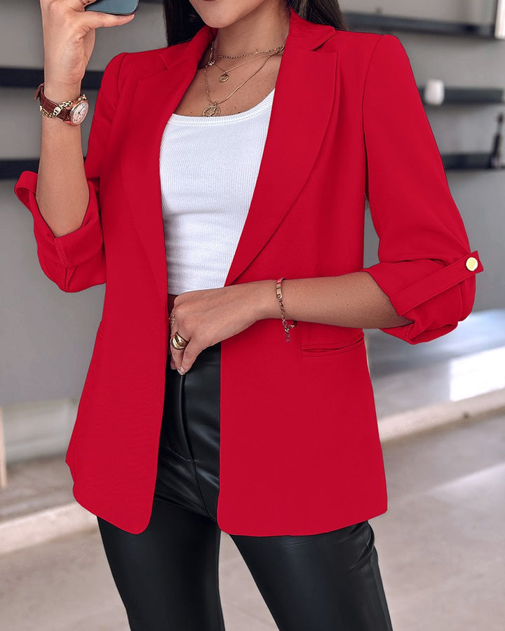 Trendy women's jacket with relaxed waist and elegant lapel Lune London