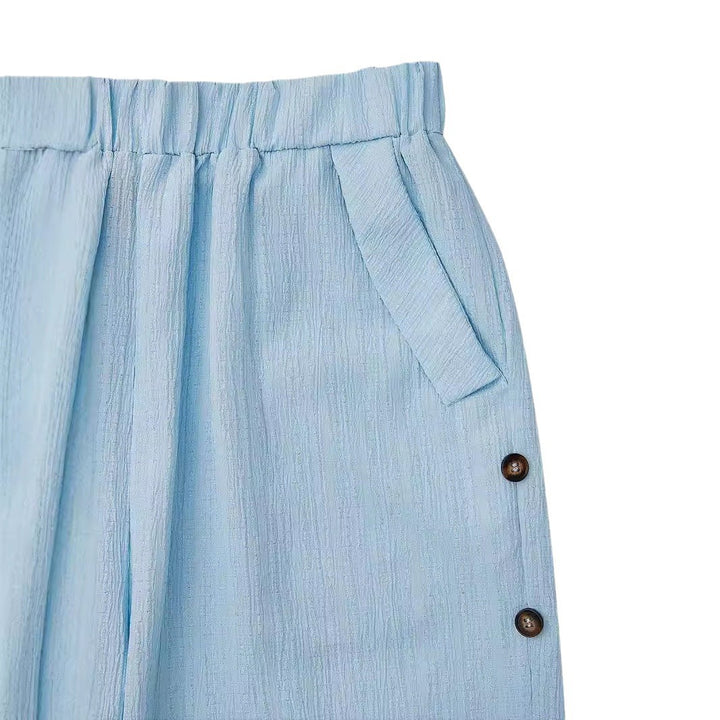Women's stylish pants with button details Lune London