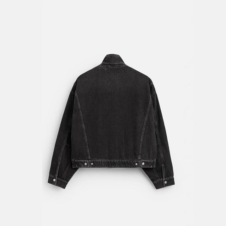 Lune London Men's Denim Bomber Jacket
