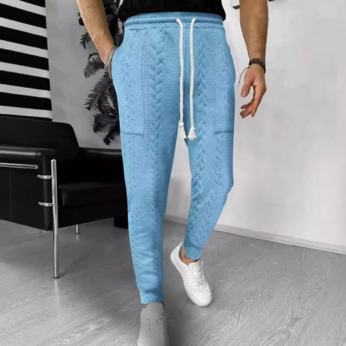 Cargo jogger pants for men with elastic waist and practical pockets Lune London