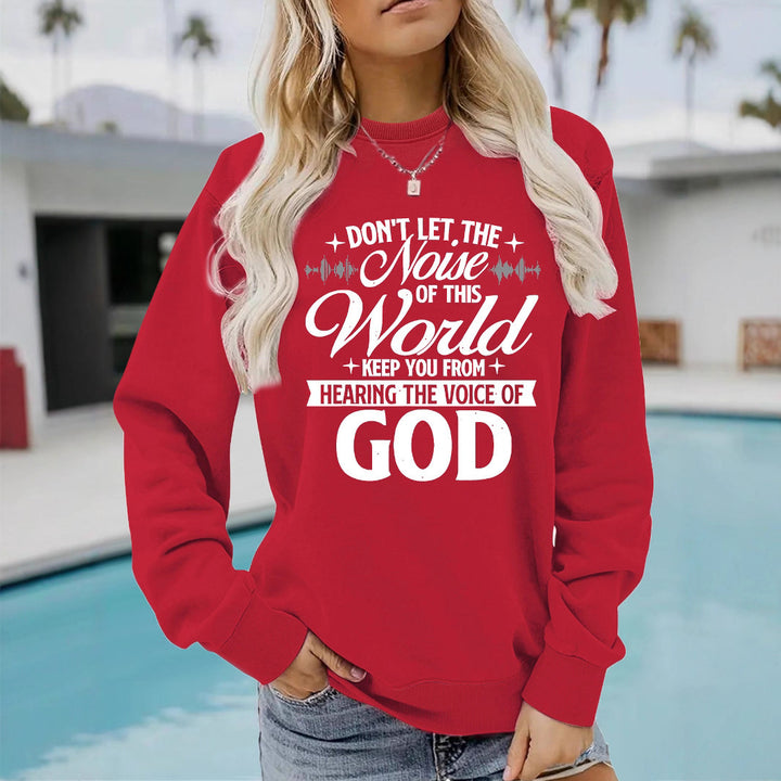 Sweatshirt pour femmes avec imprimé inspirant et coupe confortable Chic & Stil