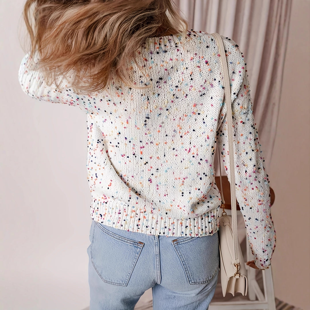 Cardigan pour femmes avec motif coloré Chic & Stil