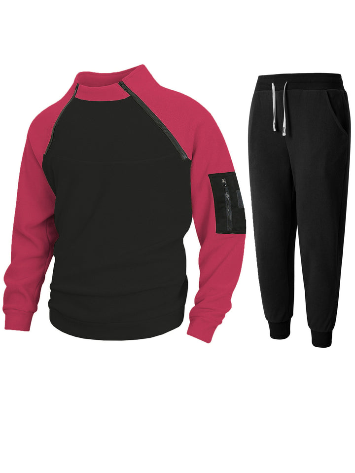 Functional sweater for men with high collar and edges Lune London