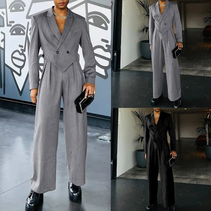 Women's elegant blazer with high silhouette and matching pants Lune London