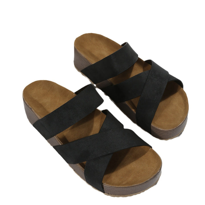 Comfortable and stylish boots for ladies with braided strap Lune London