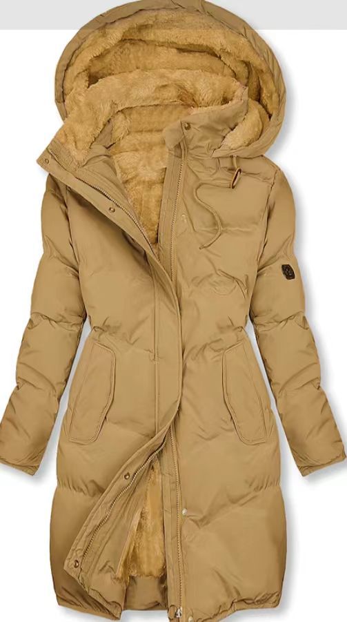 Ladies winter padded parkas with removable hood and soft lining Lune London