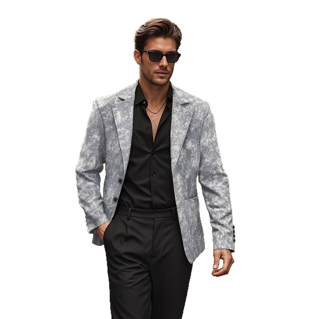 Casual structured men's blazer with a modern design and two pockets Lune London
