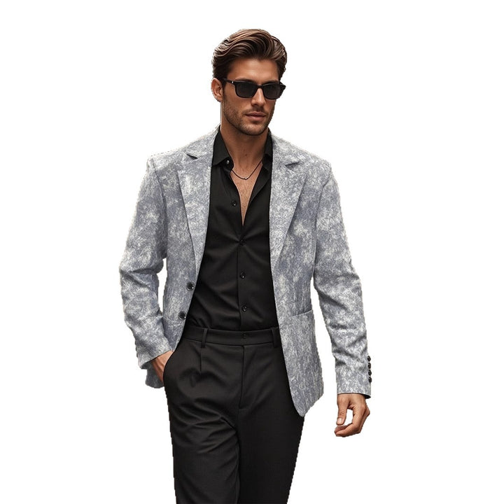 Casual structured men's blazer with a modern design and two pockets Lune London