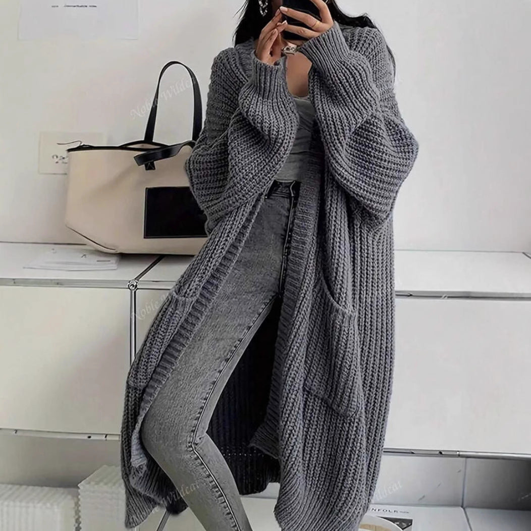 Women's Oversized Knitted Coat Lune London