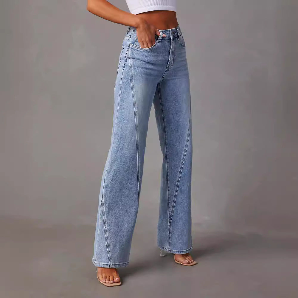 High-waisted flared jeans for women Lune London