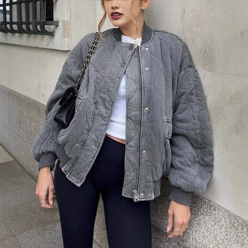 Lune London quilted oversized jacket for ladies