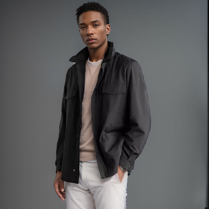 Functional jacket for men with an urban style featuring practical pockets Lune London