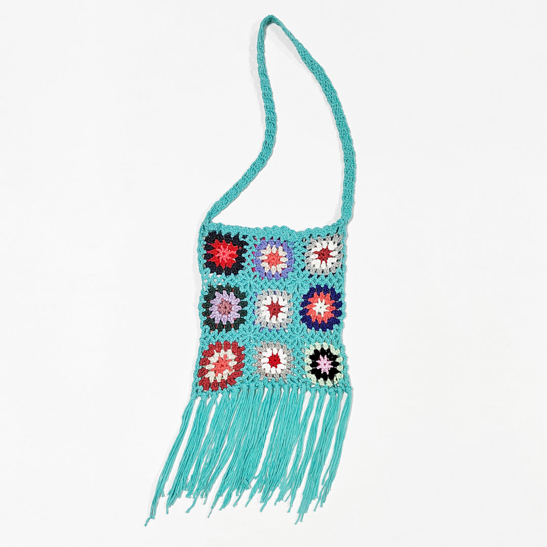 Boho crochet shoulder bag for women Lune London