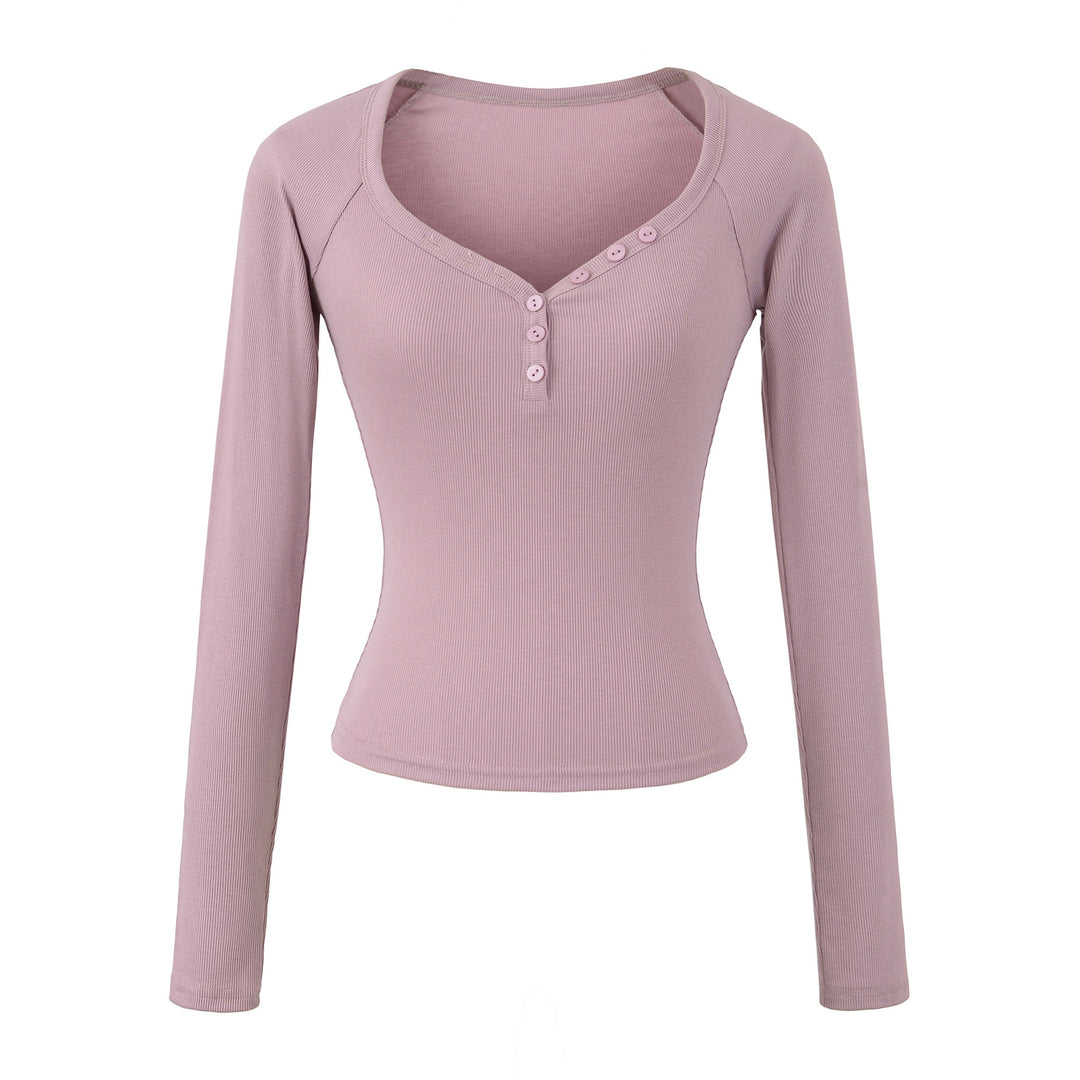 Long sleeve women's blouse with elegant button closure Lune London
