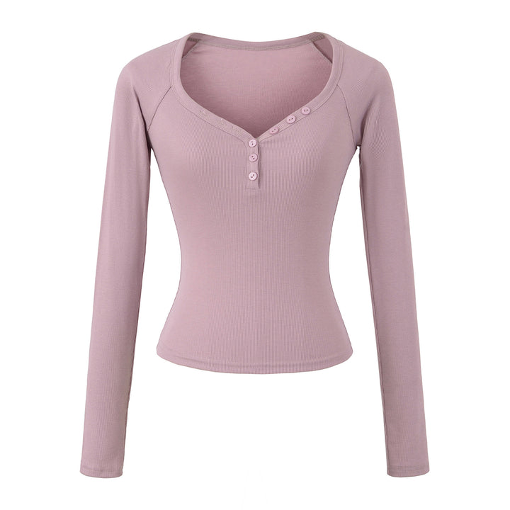 Long sleeve women's blouse with elegant button closure Lune London