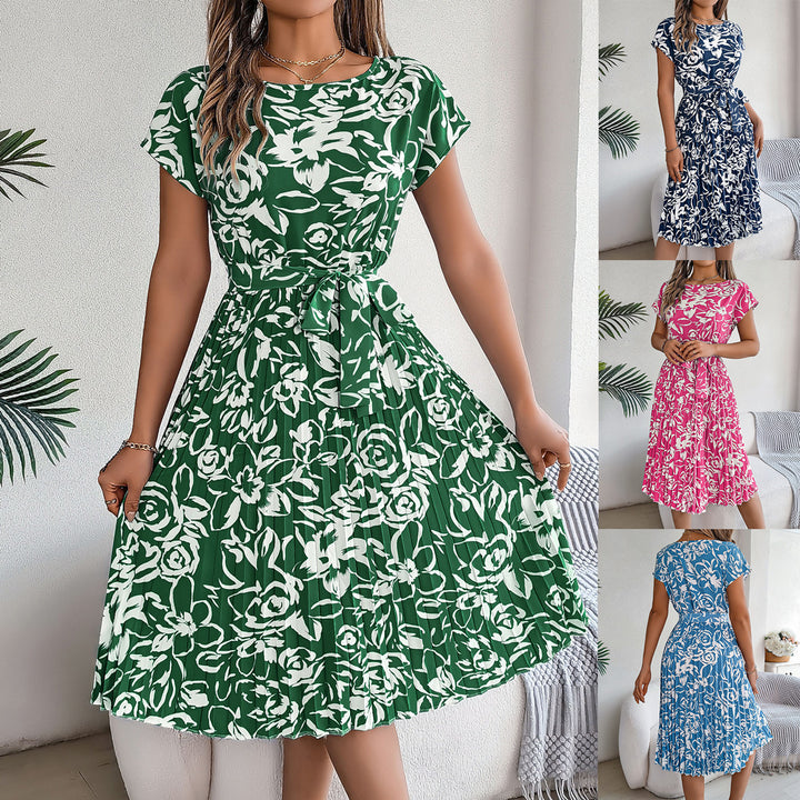 A-line dress for women with bow detail Lune London