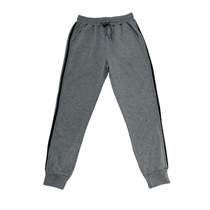 Sports jogger pants for men with contrasting side stripes Lune London