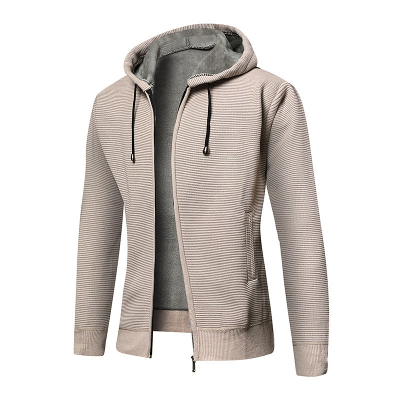 Hooded jacket for men, lined, offering great comfort and a clever design Lune London