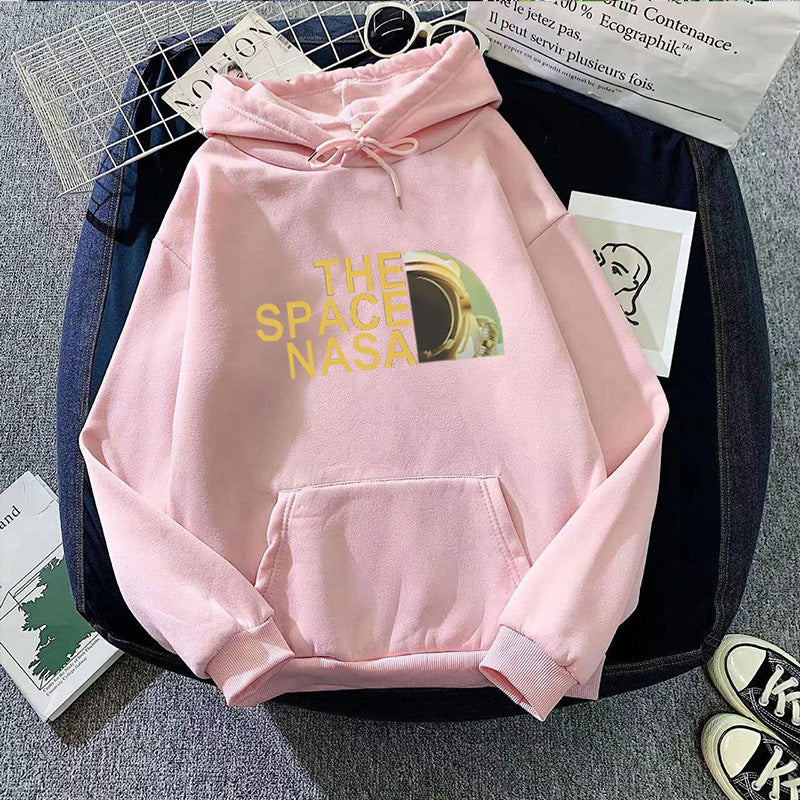 Women's hoodie with modern space design Chic & Stil