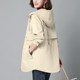 Lune London | Red women's jacket with hood
