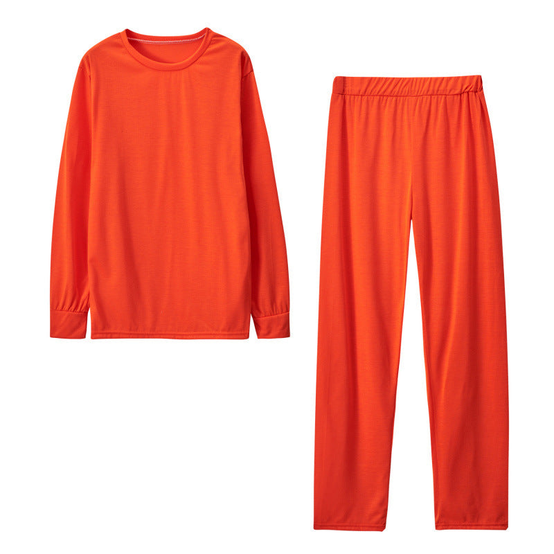 Women's Long Sleeve Pajama Set with Elastic Pants Lune London