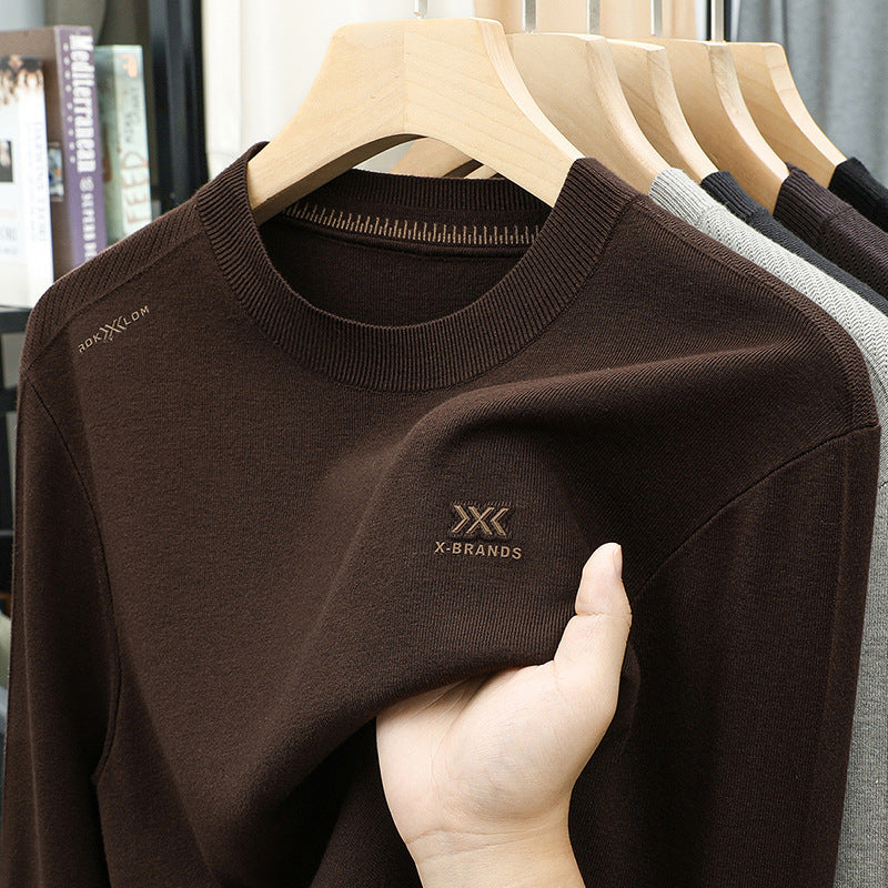 High-quality cotton round neck sweater for men Lune London